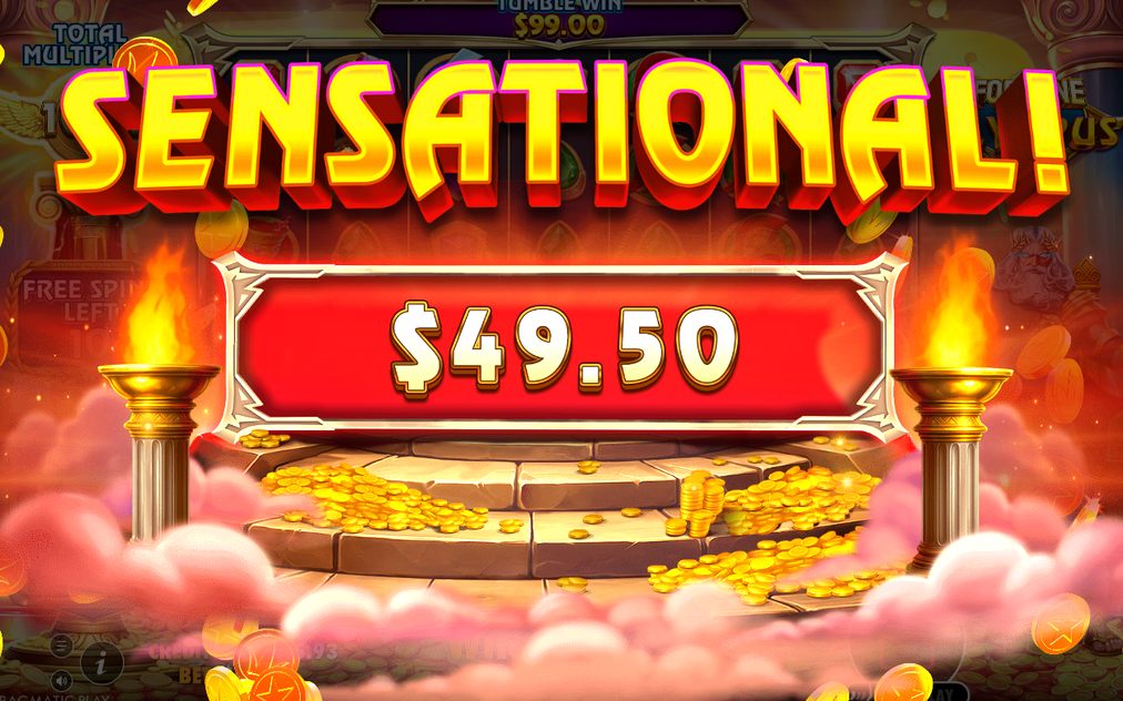 Free spins med den totala multiplikatorn synlig